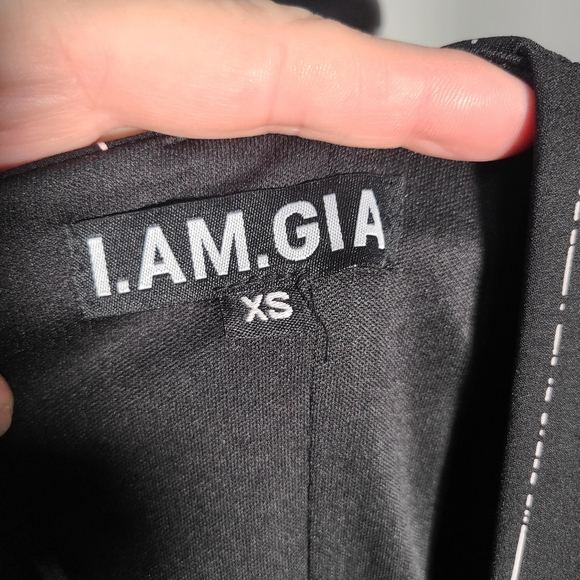 I AM GIA pinstripe Chelsea mini dress - Picture 5 of 7